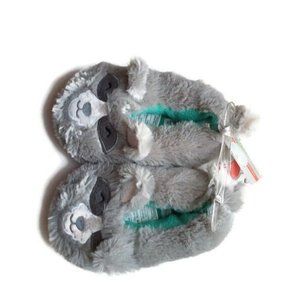 Carter's Toddler Boys Slippers Fluffy Furry Horse House Shoe RICKY Gray …